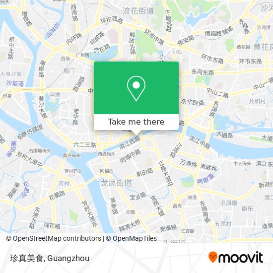 珍真美食 map