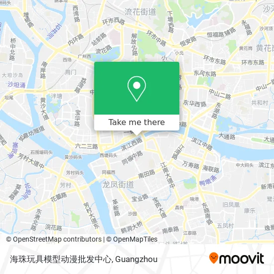 海珠玩具模型动漫批发中心 map