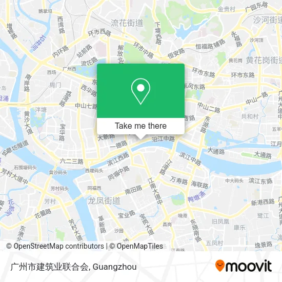 广州市建筑业联合会 map