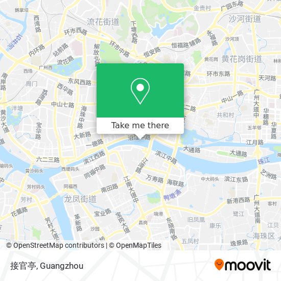 接官亭 map