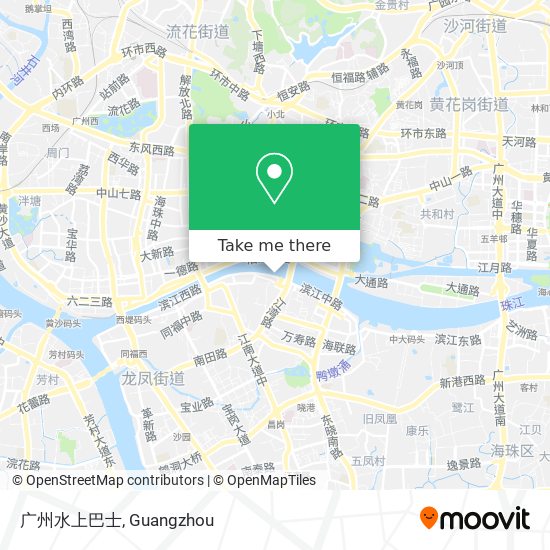 广州水上巴士 map