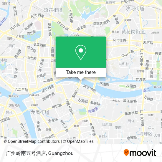 广州岭南五号酒店 map