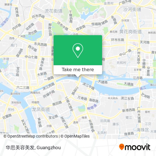 华思美容美发 map