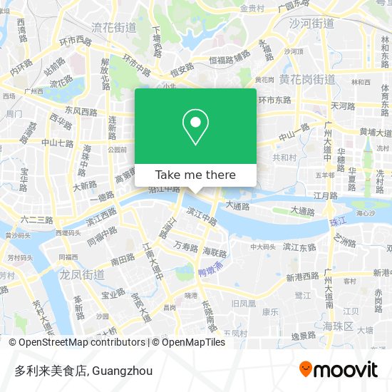 多利来美食店 map