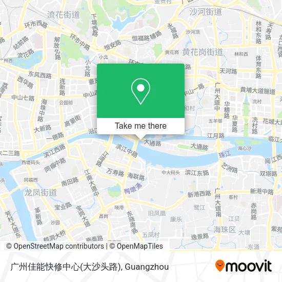 广州佳能快修中心(大沙头路) map