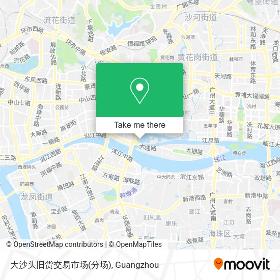 大沙头旧货交易市场(分场) map