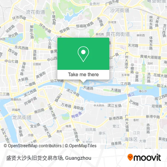 盛贤大沙头旧货交易市场 map