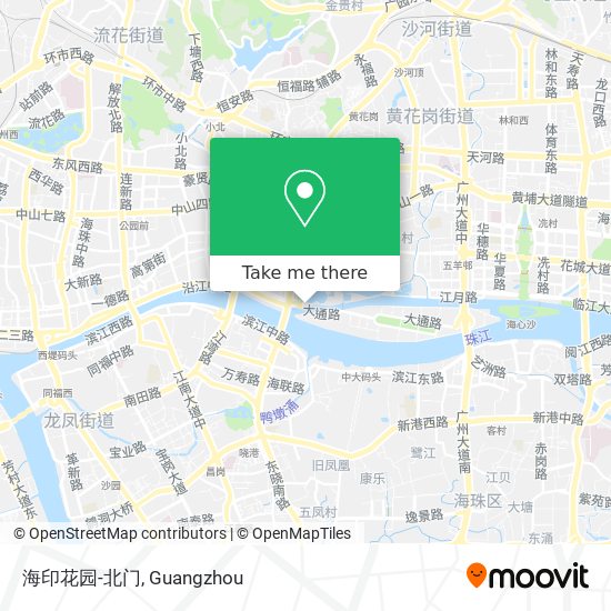 海印花园-北门 map