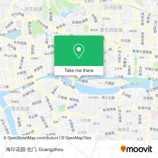 海印花园-北门 map