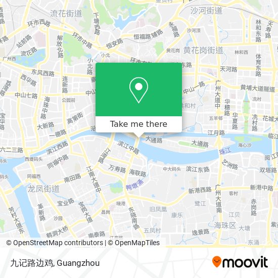 九记路边鸡 map