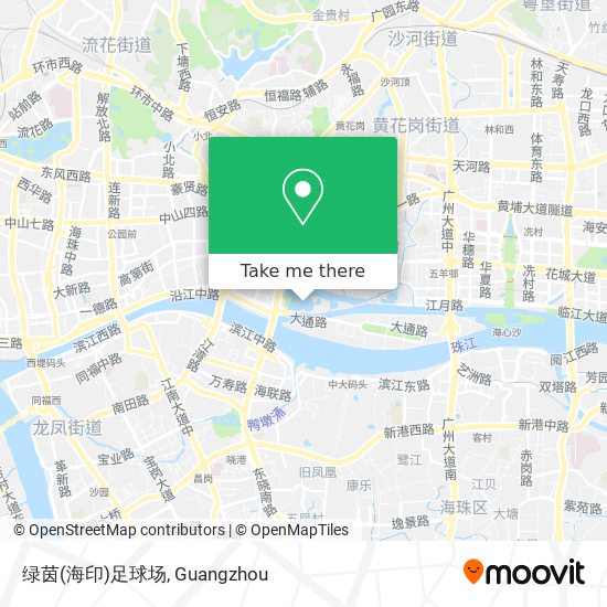 绿茵(海印)足球场 map