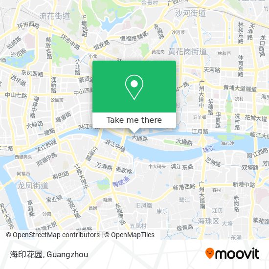 海印花园 map