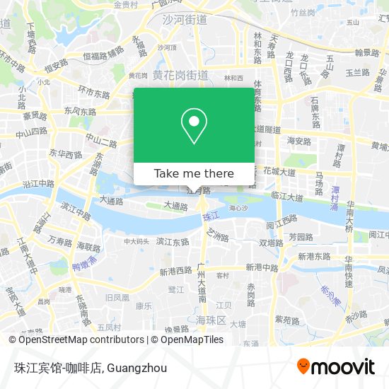 珠江宾馆-咖啡店 map