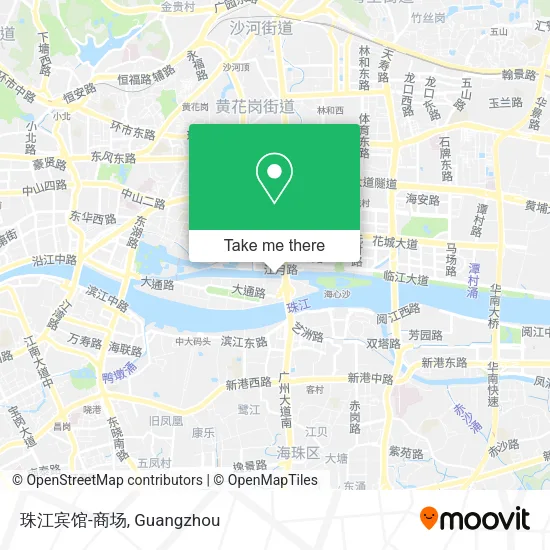 珠江宾馆-商场 map