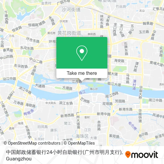 中国邮政储蓄银行24小时自助银行(广州市明月支行) map