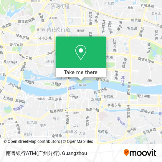 南粤银行ATM(广州分行) map