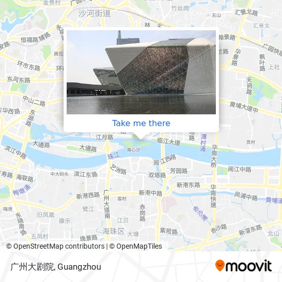 广州大剧院 map