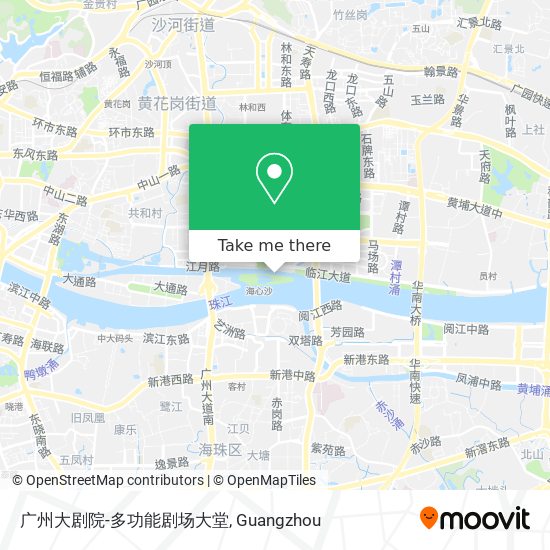 广州大剧院-多功能剧场大堂 map