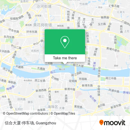 信合大厦-停车场 map