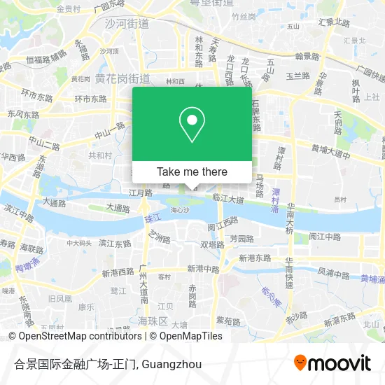 合景国际金融广场-正门 map