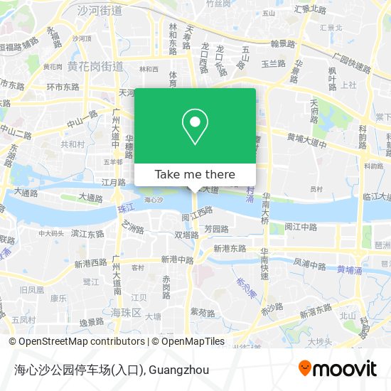 海心沙公园停车场(入口) map