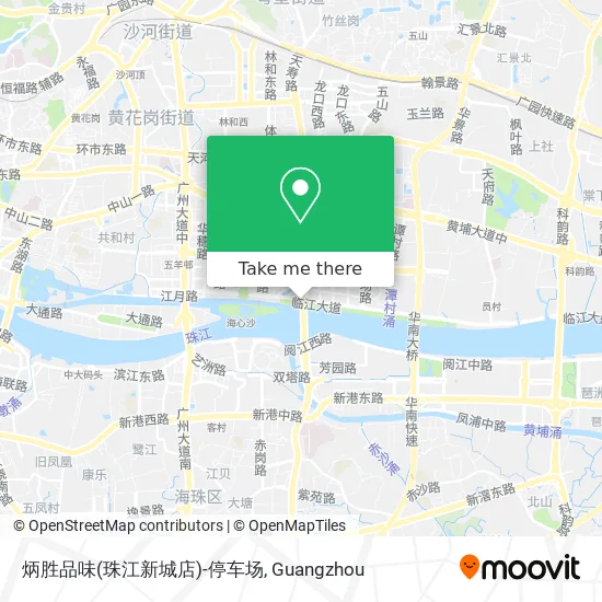 炳胜品味(珠江新城店)-停车场 map
