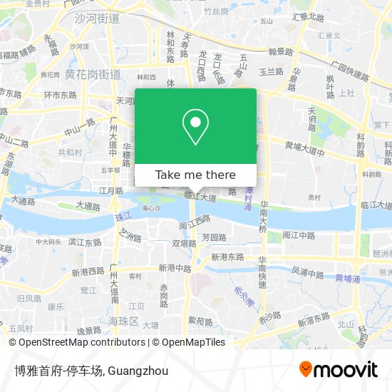 博雅首府-停车场 map