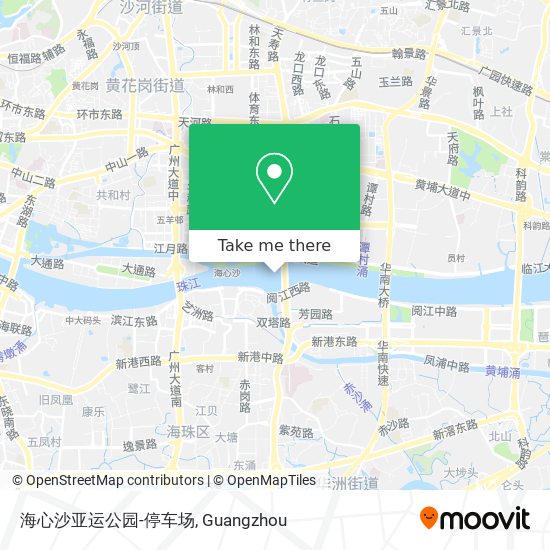 海心沙亚运公园-停车场 map