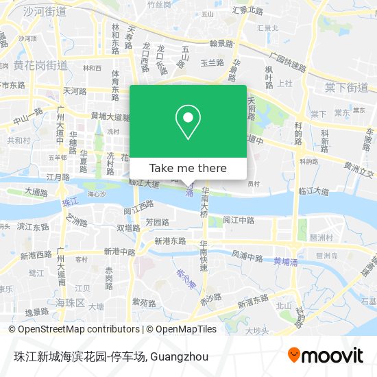 珠江新城海滨花园-停车场 map