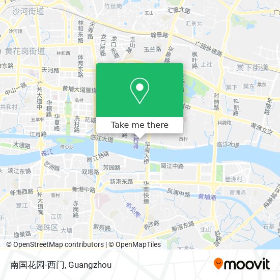 南国花园-西门 map