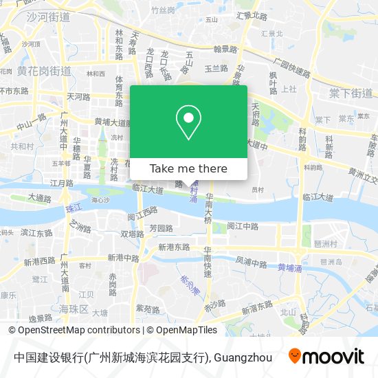 中国建设银行(广州新城海滨花园支行) map
