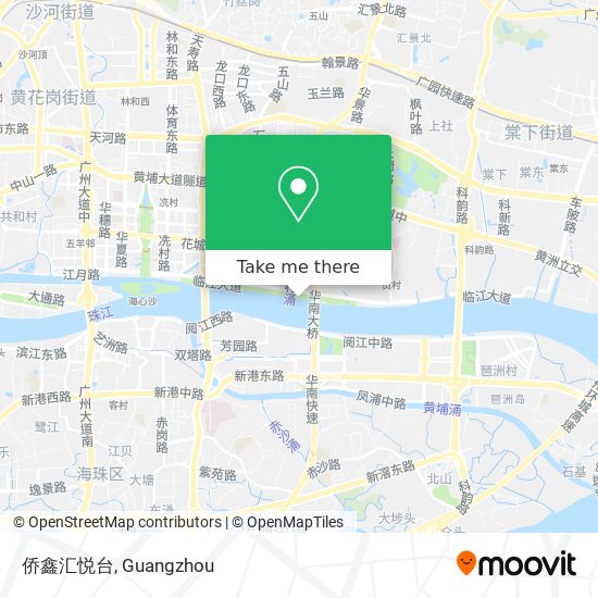 侨鑫汇悦台 map