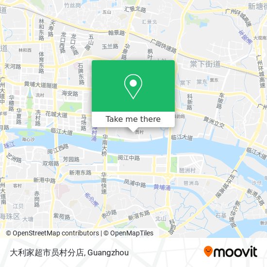 大利家超市员村分店 map