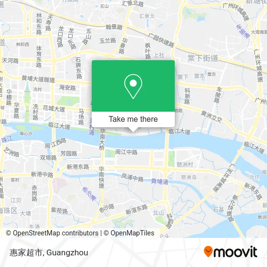 惠家超市 map