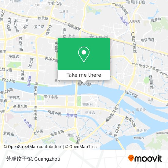 芳馨饺子馆 map