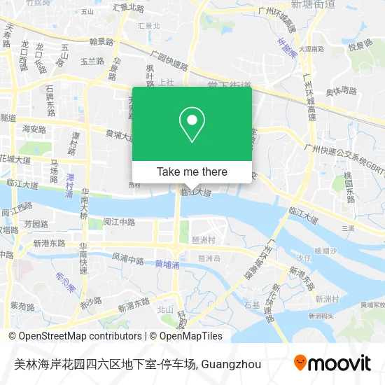 美林海岸花园四六区地下室-停车场 map