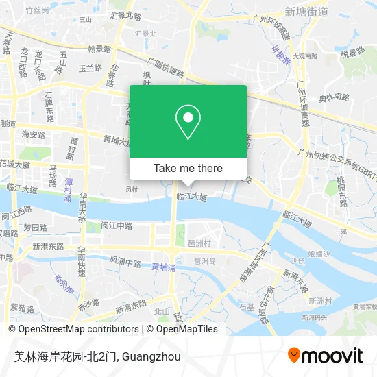 美林海岸花园-北2门 map