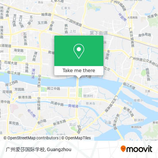 广州爱莎国际学校 map