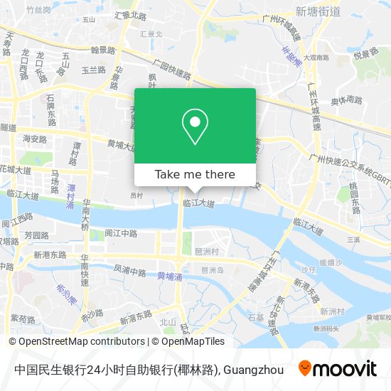 中国民生银行24小时自助银行(椰林路) map