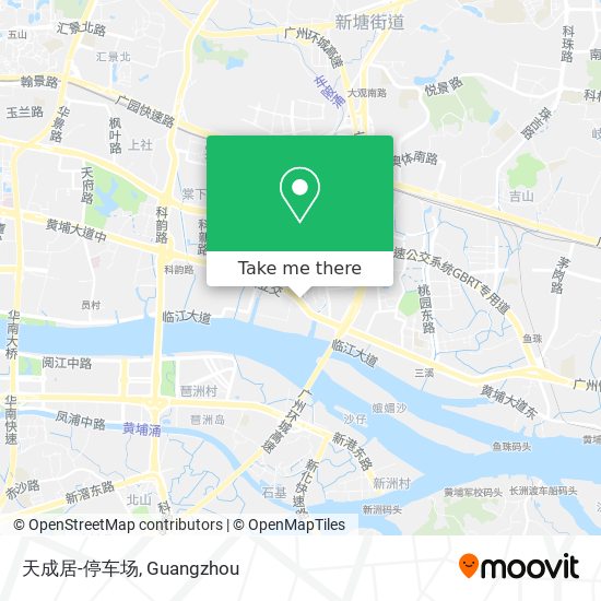 天成居-停车场 map