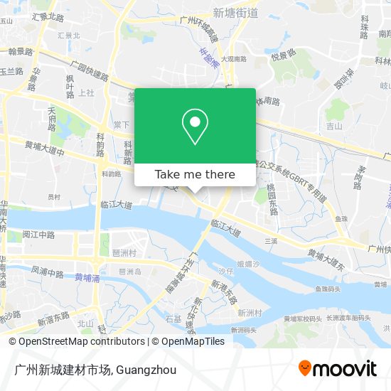 广州新城建材市场 map
