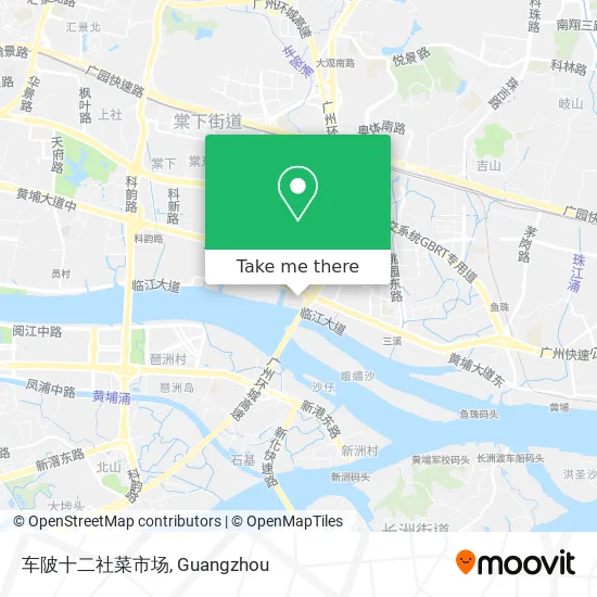 车陂十二社菜市场 map