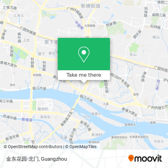 金东花园-北门 map