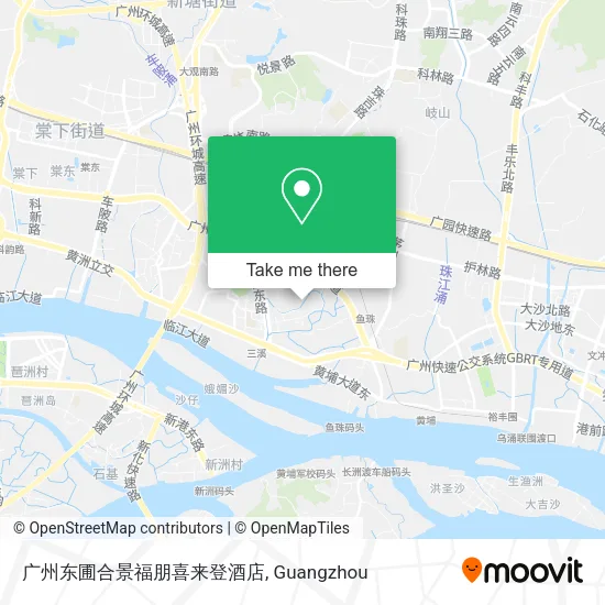 广州东圃合景福朋喜来登酒店 map