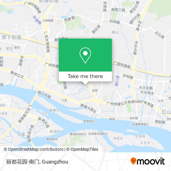 丽都花园-南门 map