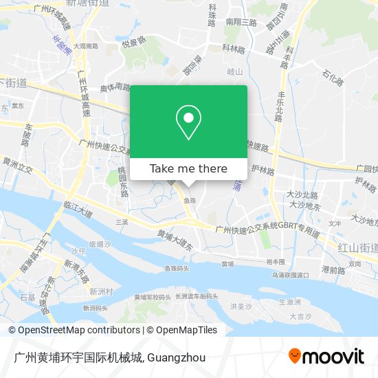 广州黄埔环宇国际机械城 map