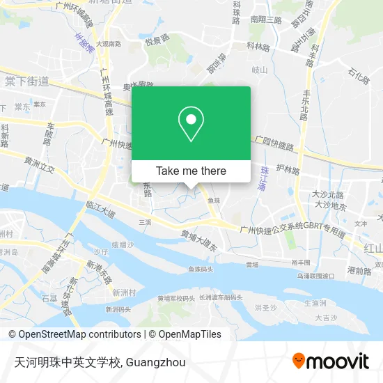 天河明珠中英文学校 map