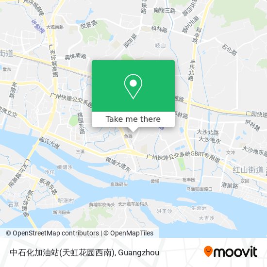中石化加油站(天虹花园西南) map