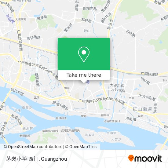 茅岗小学-西门 map