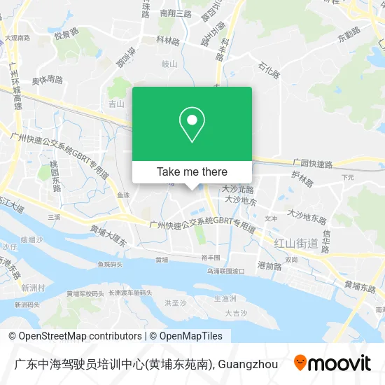 广东中海驾驶员培训中心(黄埔东苑南) map